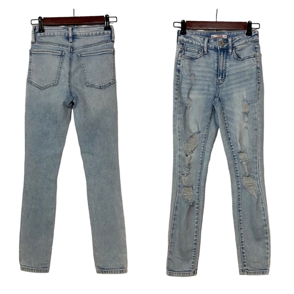 So Vintage Vibe High Rise Ankle Skinny Jeans Blue - Picture 14 of 14